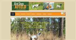 Desktop Screenshot of birddogsafield.com